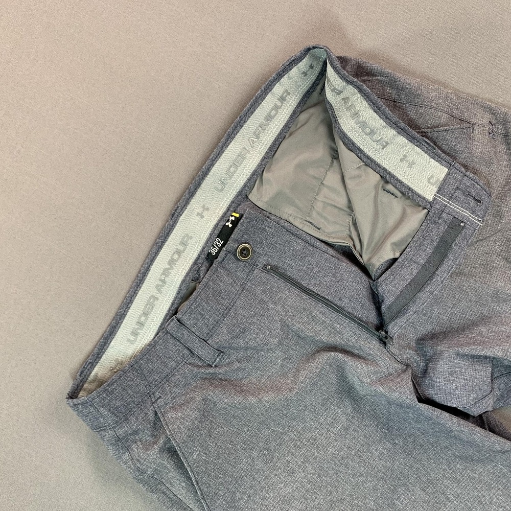 Under Armour Pant Men Fits 36x29 Gray Golf Chino Loose Fit Allseason Performance